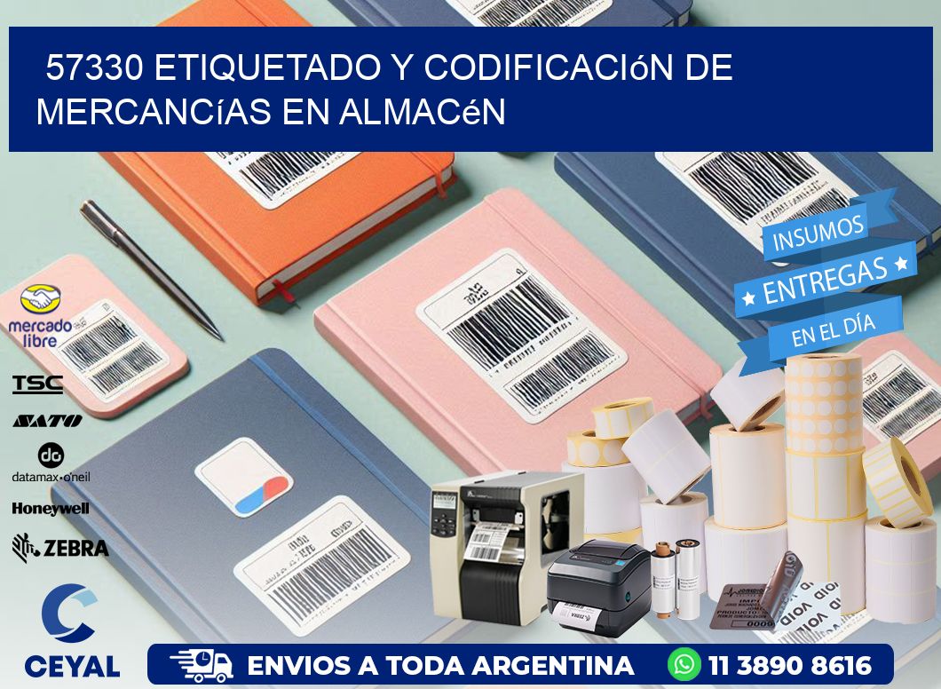 57330 Etiquetado y codificación de mercancías en almacén