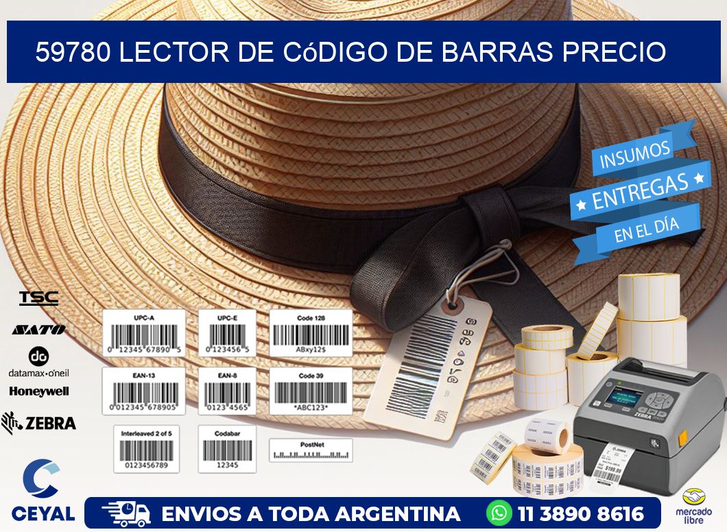 59780 Lector de código de barras precio