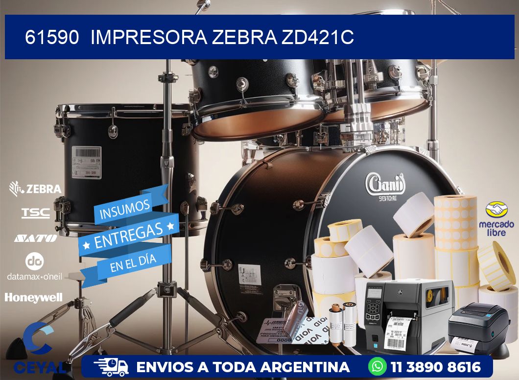 61590  Impresora Zebra zd421c