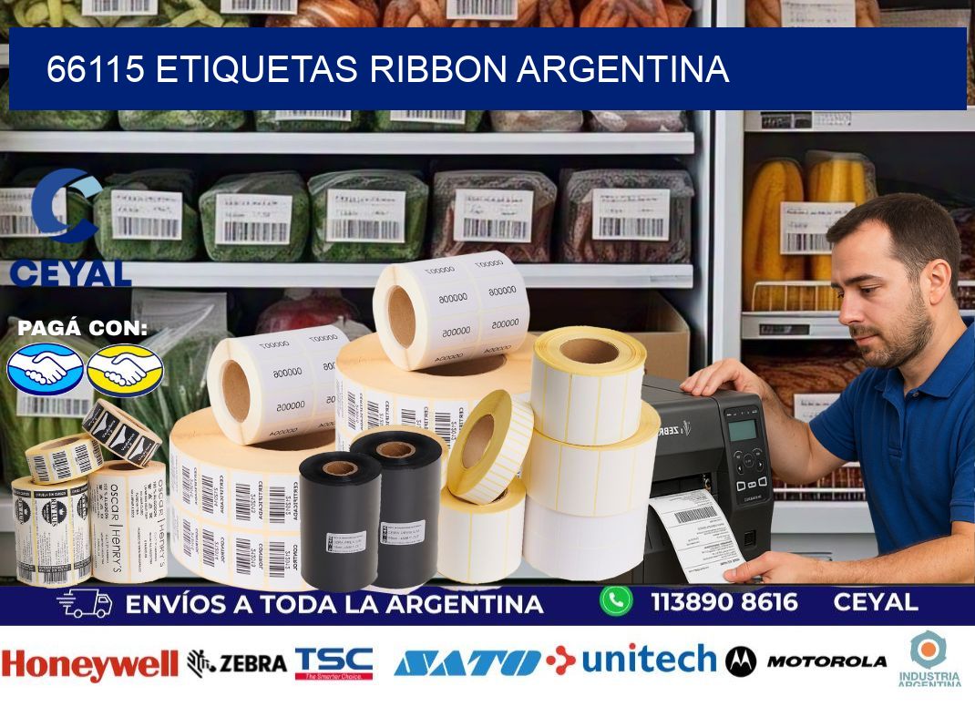 66115 etiquetas ribbon argentina