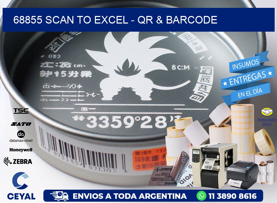 68855 Scan to Excel - QR & Barcode