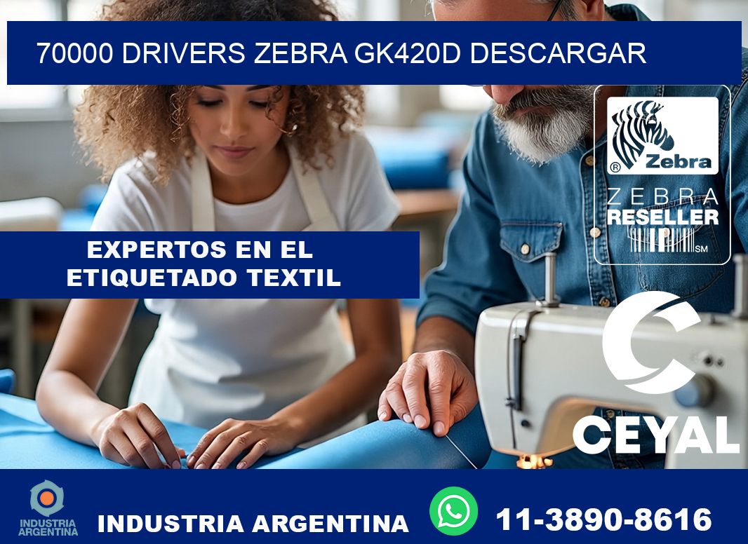 70000 drivers zebra gk420d descargar