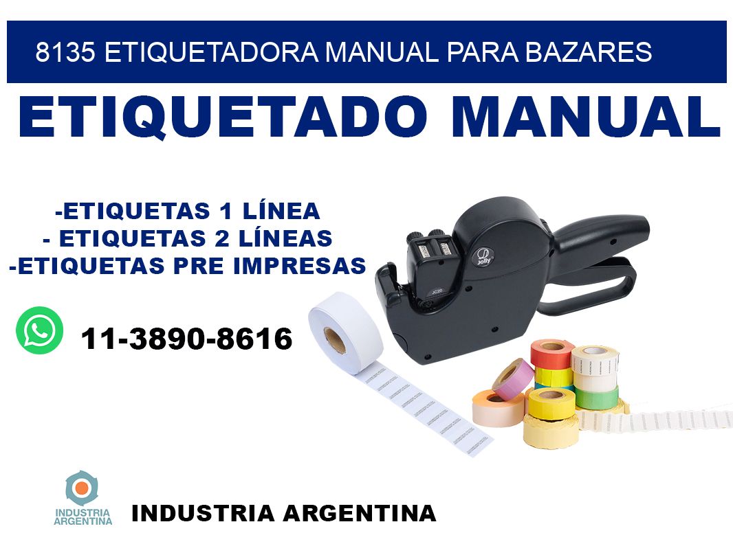 8135 etiquetadora manual para bazares