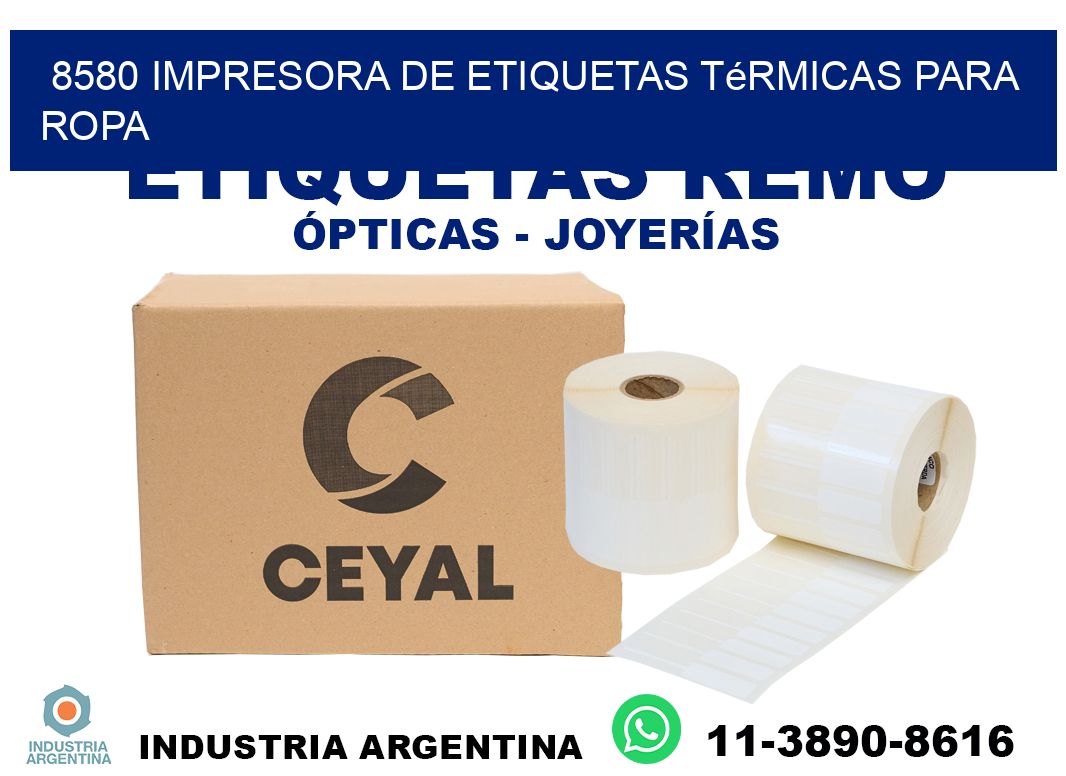 8580 impresora de etiquetas térmicas para ropa