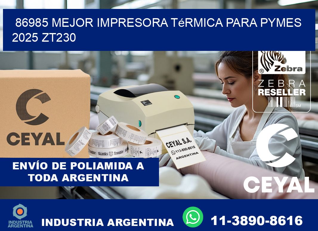 86985 mejor impresora térmica para pymes 2025 ZT230