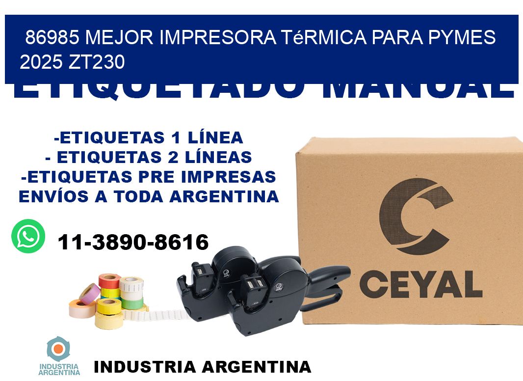 86985 mejor impresora térmica para pymes 2025 ZT230