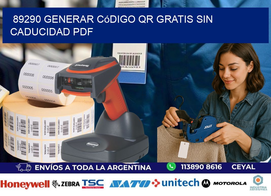 89290 Generar código QR gratis sin caducidad PDF