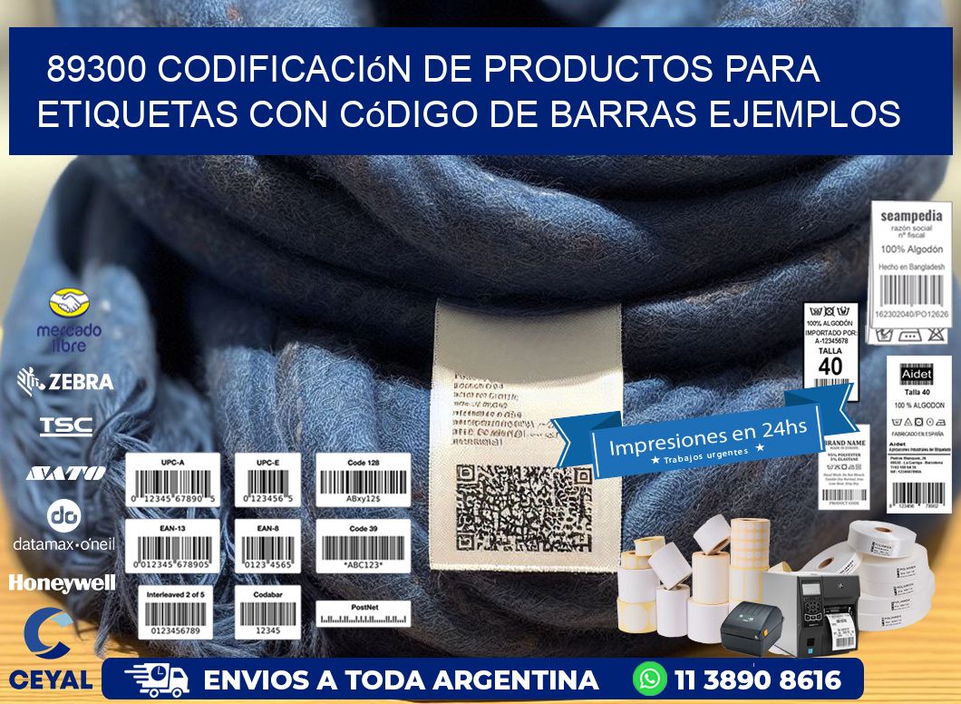 89300 Codificación de productos para etiquetas con código de barras ...