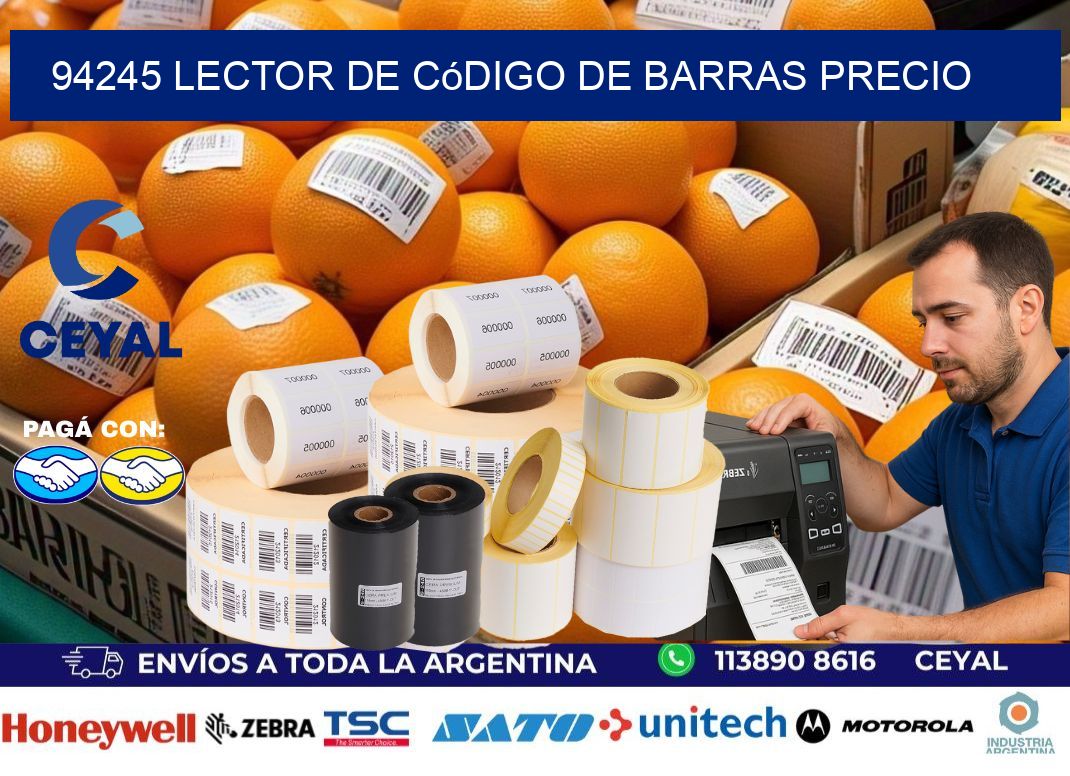 94245 Lector de código de barras precio