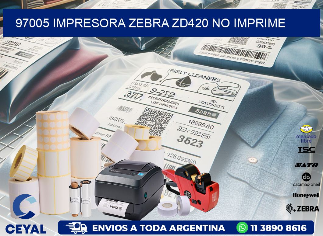 97005 Impresora Zebra ZD420 no imprime