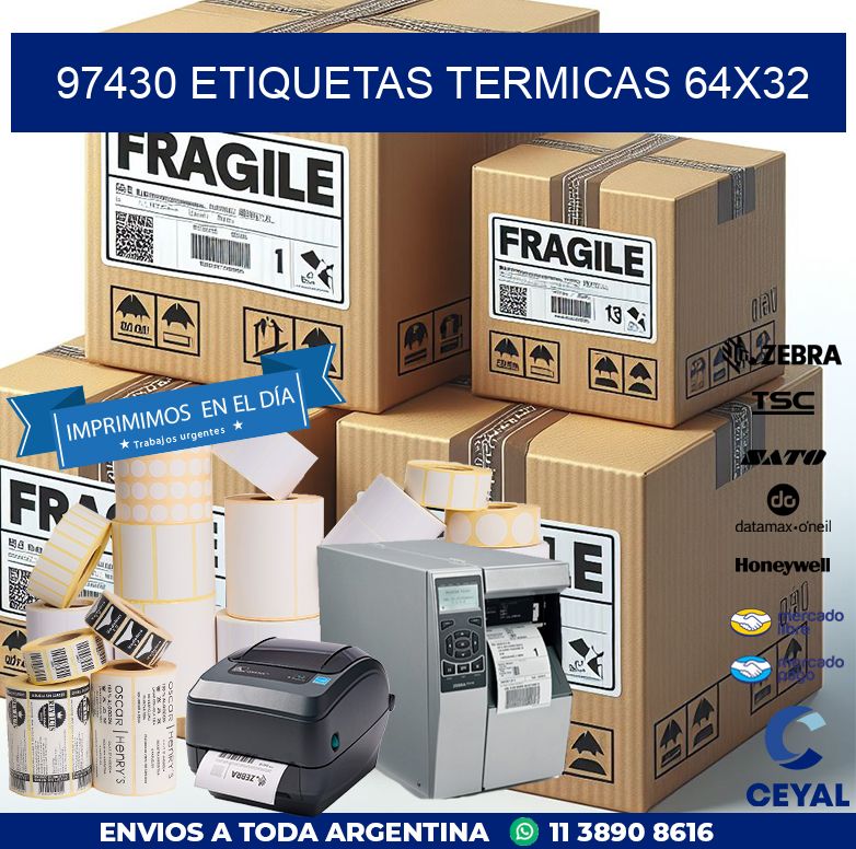 97430 etiquetas termicas 64x32