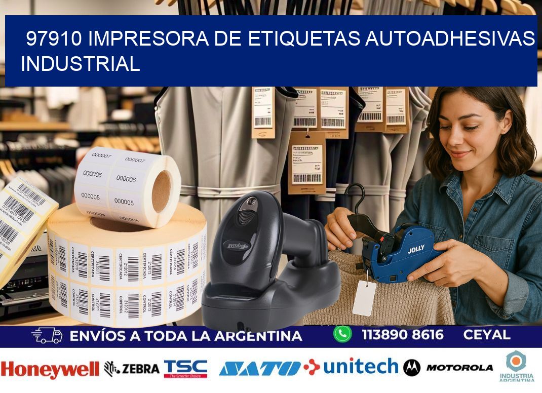 97910 Impresora de etiquetas autoadhesivas industrial