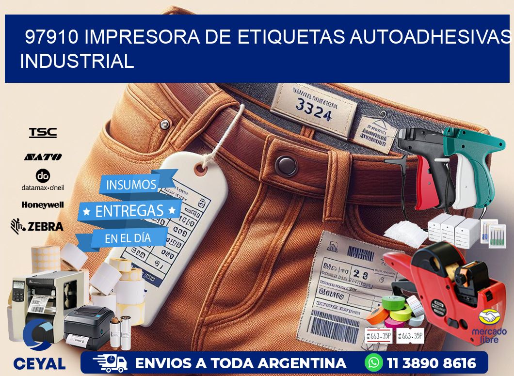 97910 Impresora de etiquetas autoadhesivas industrial