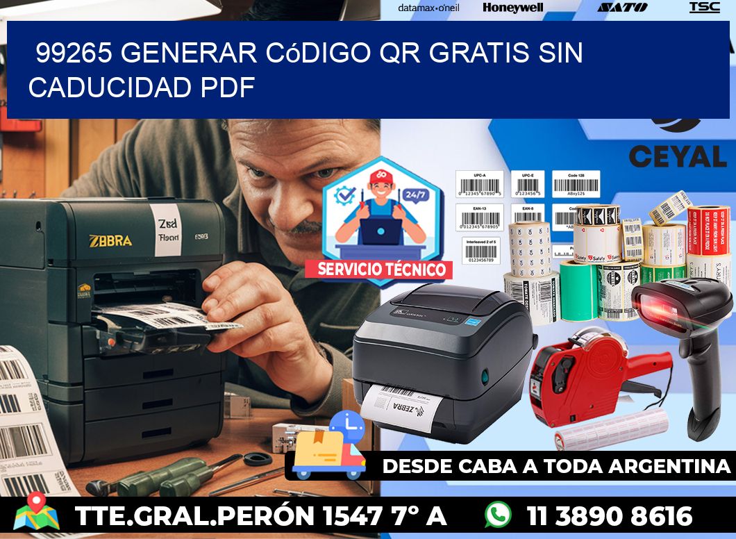 99265 Generar código QR gratis sin caducidad PDF