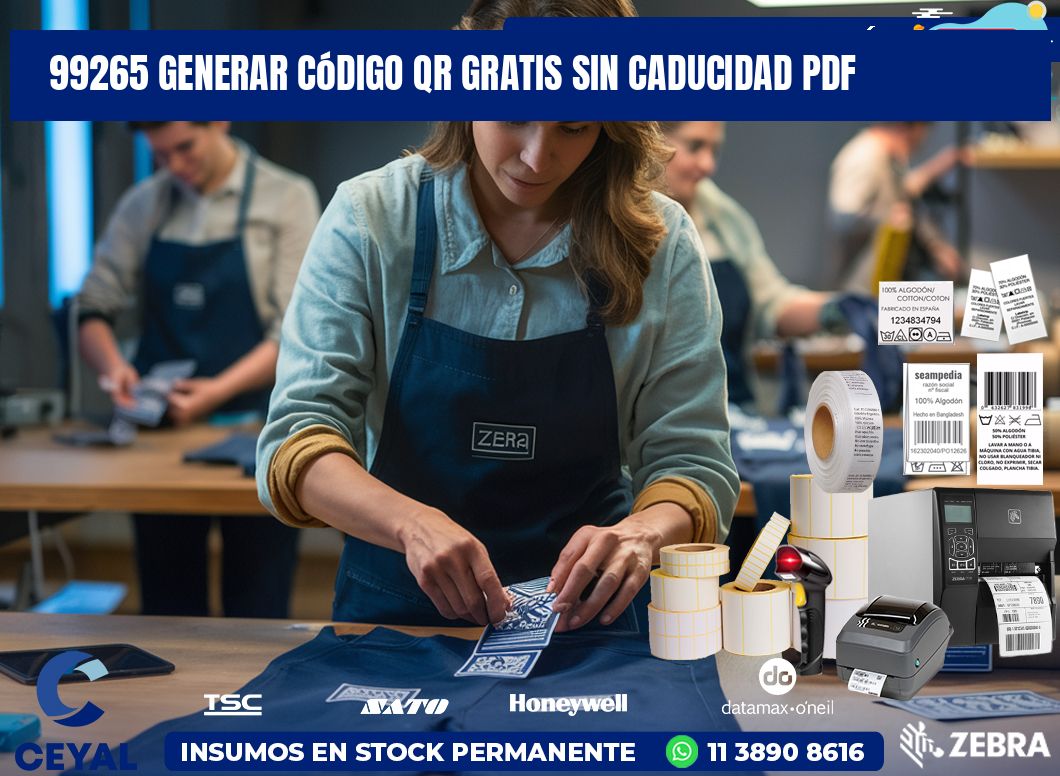 99265 Generar código QR gratis sin caducidad PDF