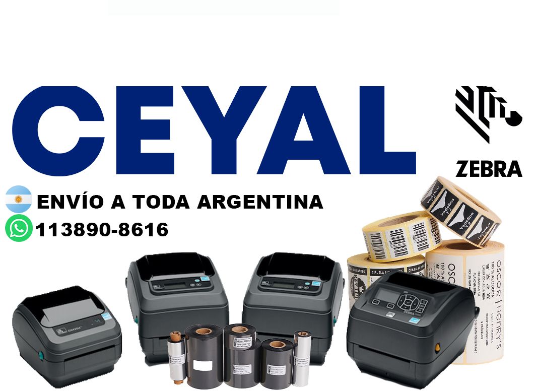 impresora zebra zd420 + 5895 etiquetas + ribbon