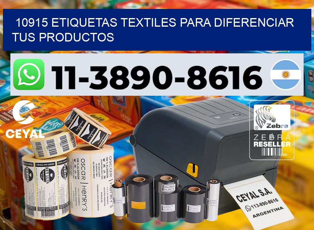 10915 Etiquetas textiles para diferenciar tus productos