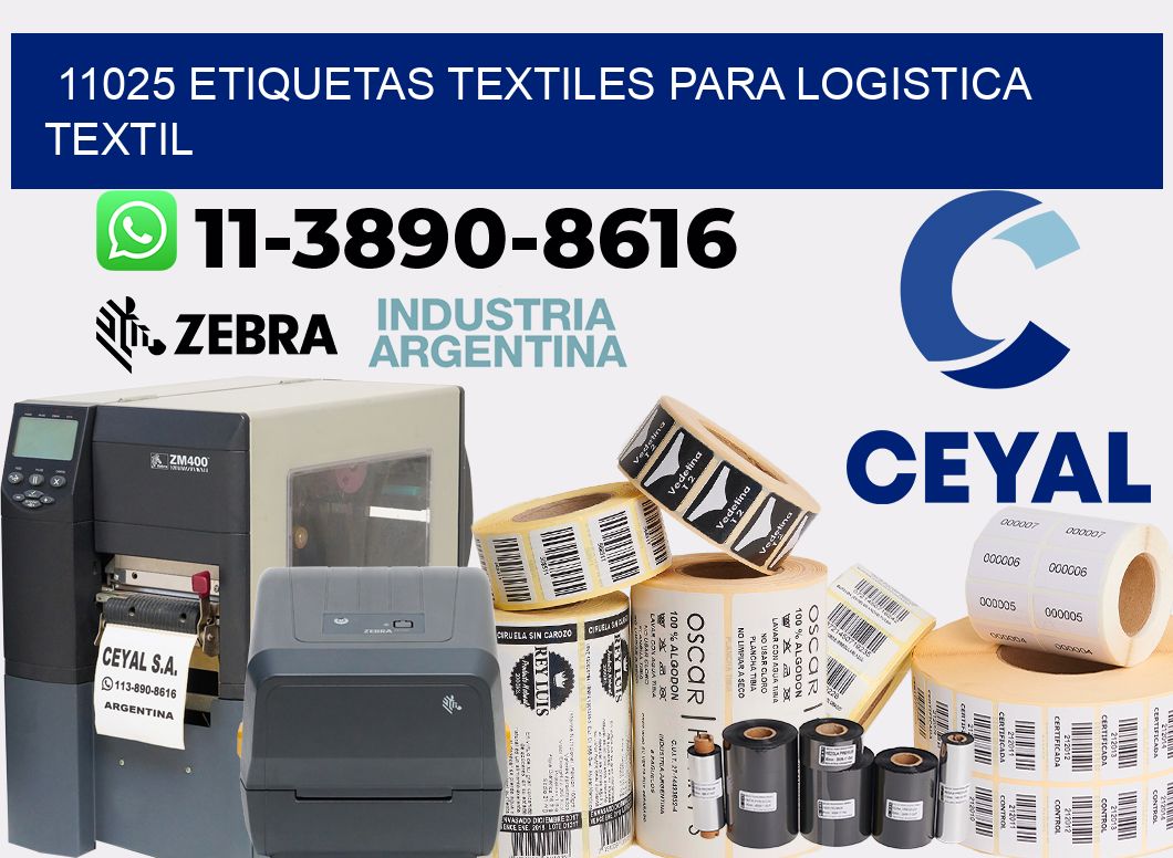 11025 Etiquetas textiles para logistica textil