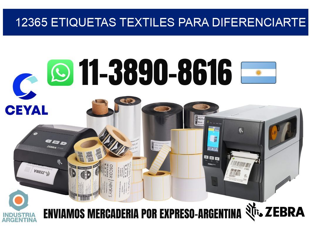 12365 Etiquetas textiles para diferenciarte