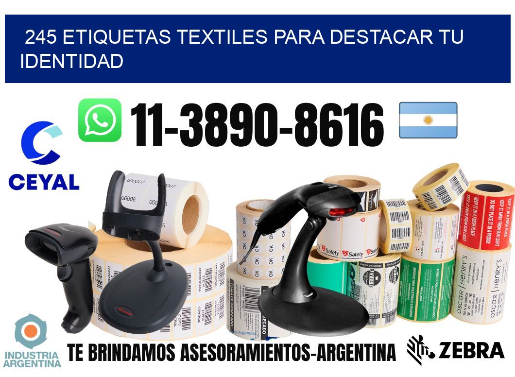 245 Etiquetas textiles para destacar tu identidad