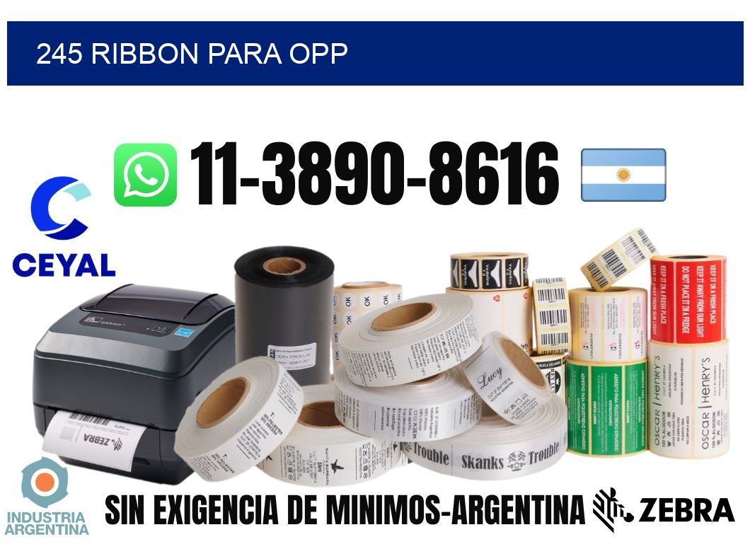245 ribbon para opp