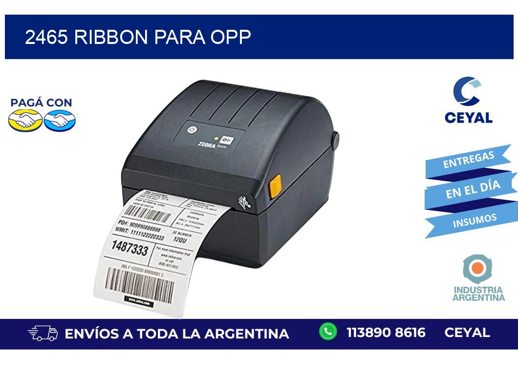 2465 ribbon para opp
