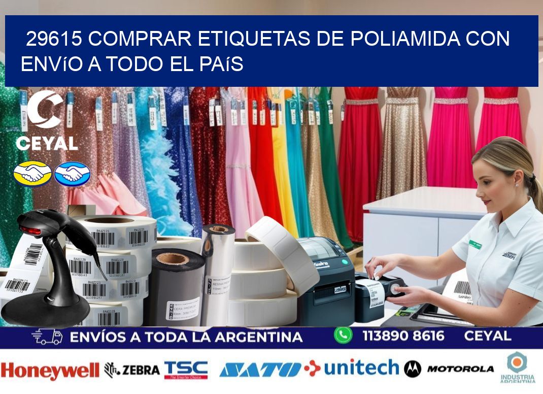 29615 comprar etiquetas de poliamida con envío a todo el país