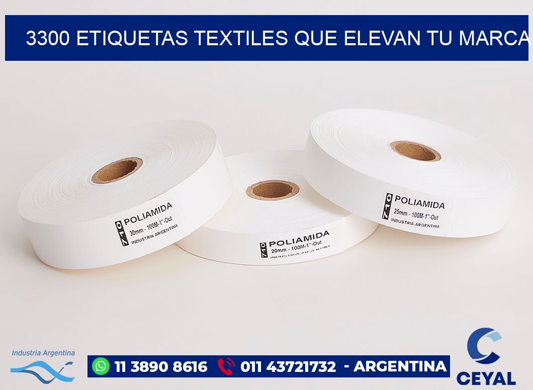 3300 Etiquetas textiles que elevan tu marca