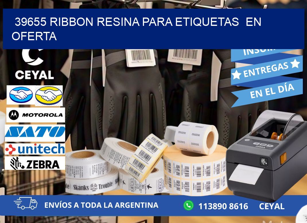 39655 ribbon resina para etiquetas  en oferta