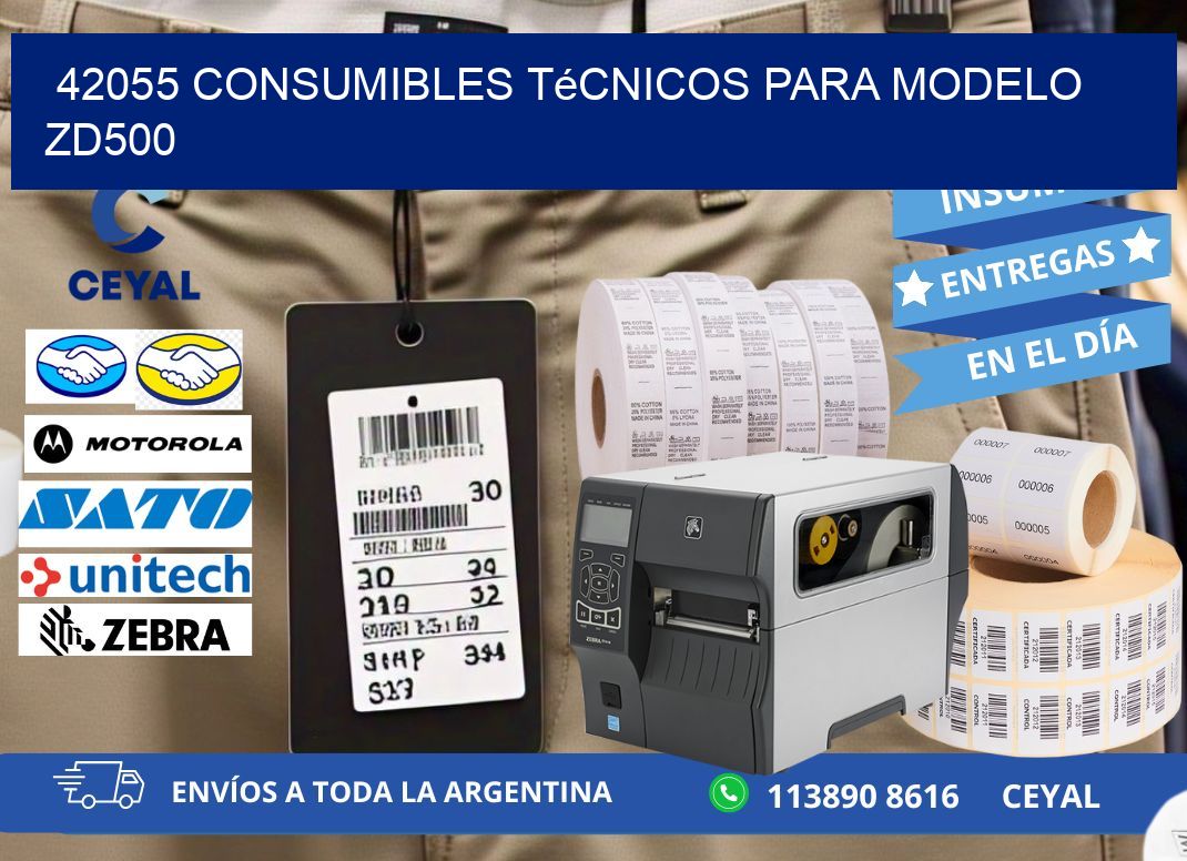 42055 consumibles técnicos para modelo zd500