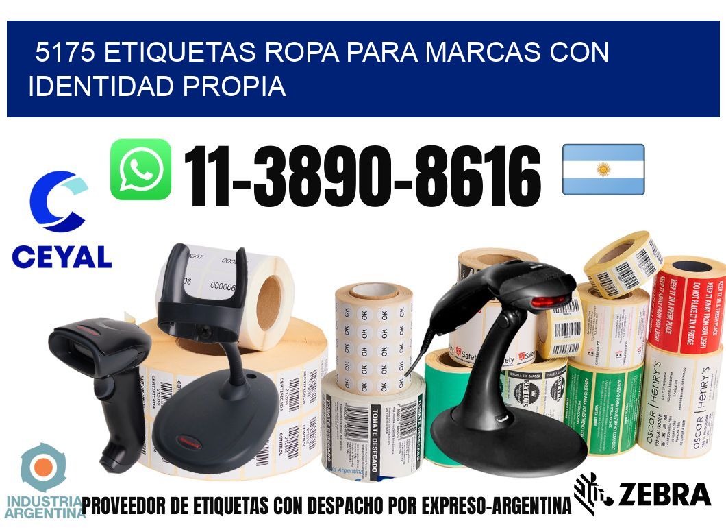 5175 Etiquetas ropa para marcas con identidad propia