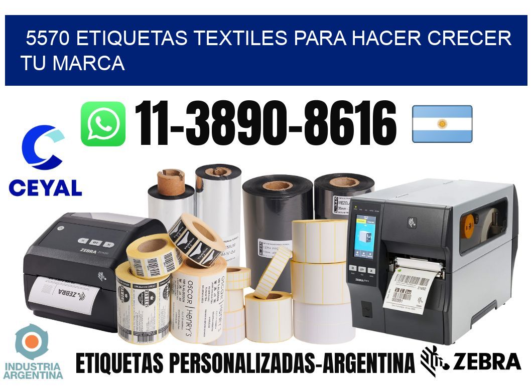 5570 Etiquetas textiles para hacer crecer tu marca