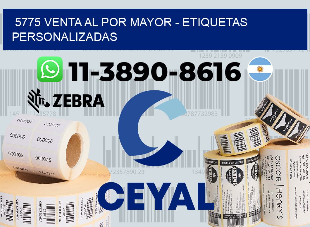 5775 Venta al Por Mayor - Etiquetas Personalizadas