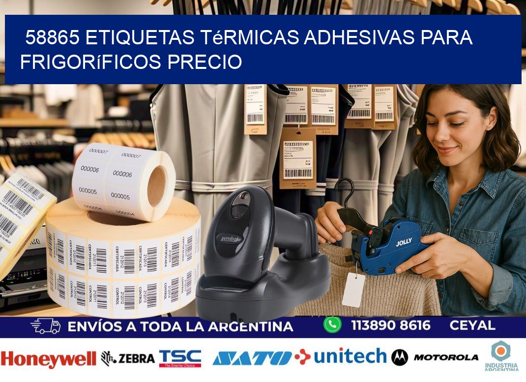 58865 etiquetas térmicas adhesivas para frigoríficos precio