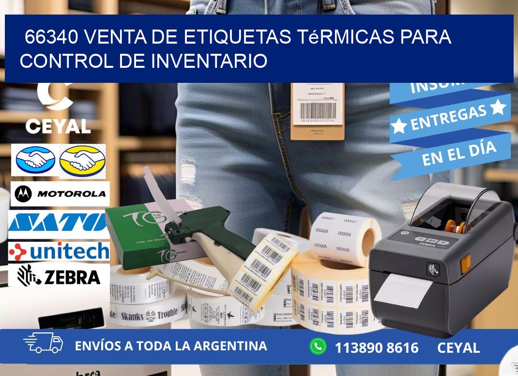 66340 venta de etiquetas térmicas para control de inventario