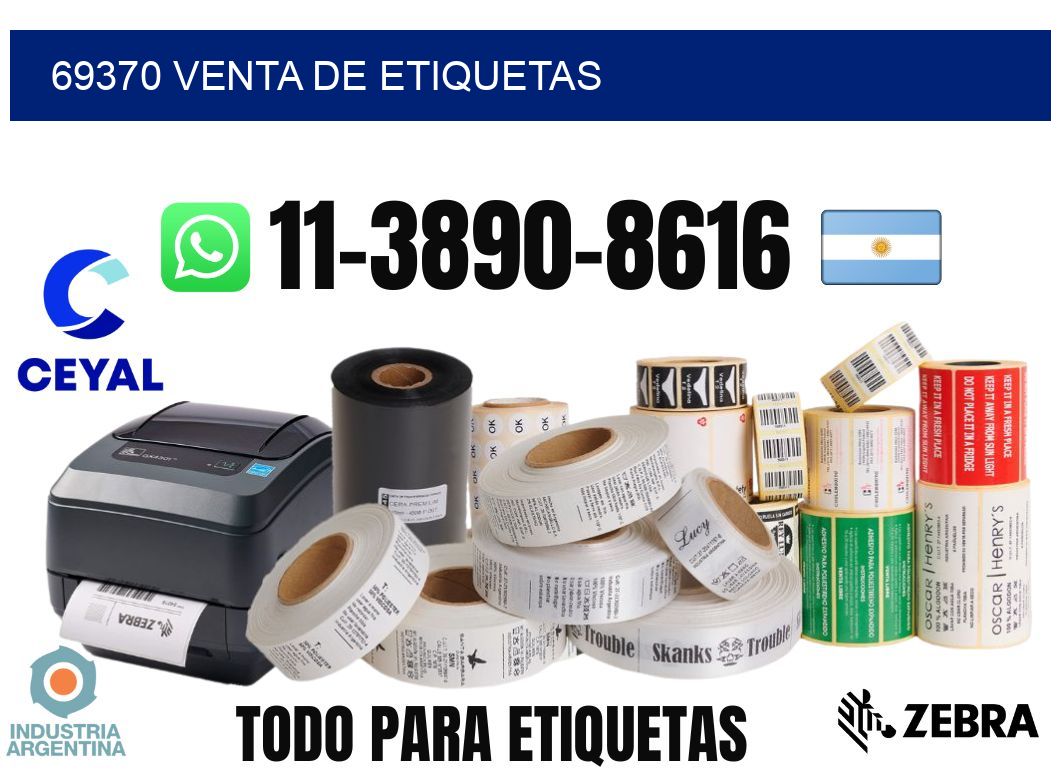 69370 venta de etiquetas
