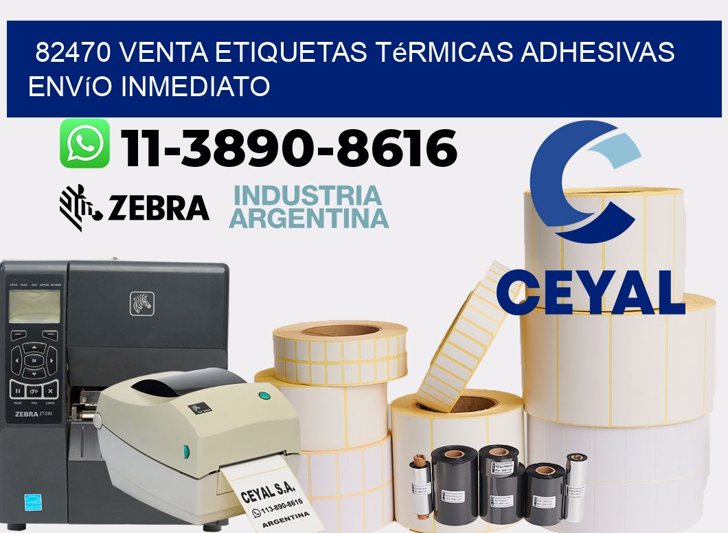 82470 venta etiquetas térmicas adhesivas envío inmediato