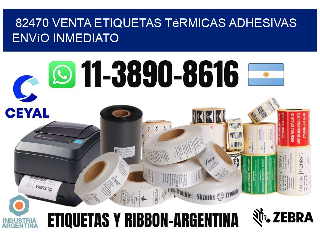 82470 venta etiquetas térmicas adhesivas envío inmediato