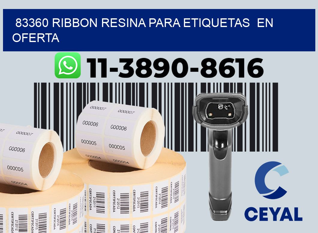 83360 ribbon resina para etiquetas en oferta