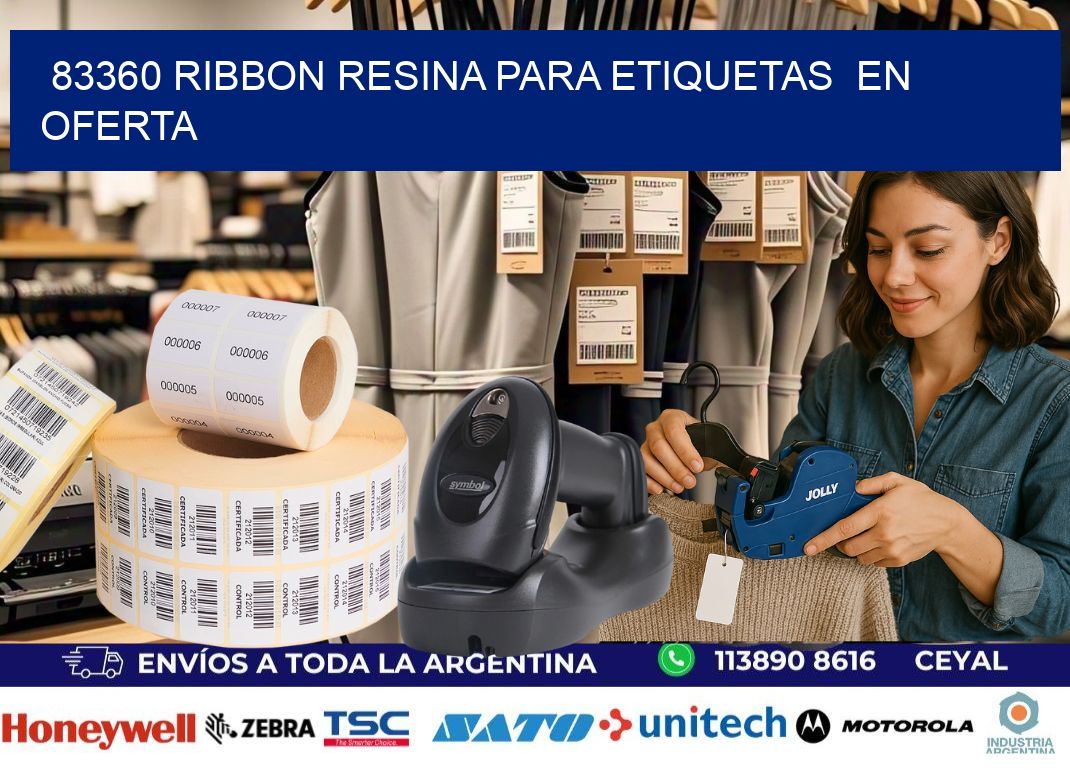 83360 ribbon resina para etiquetas en oferta