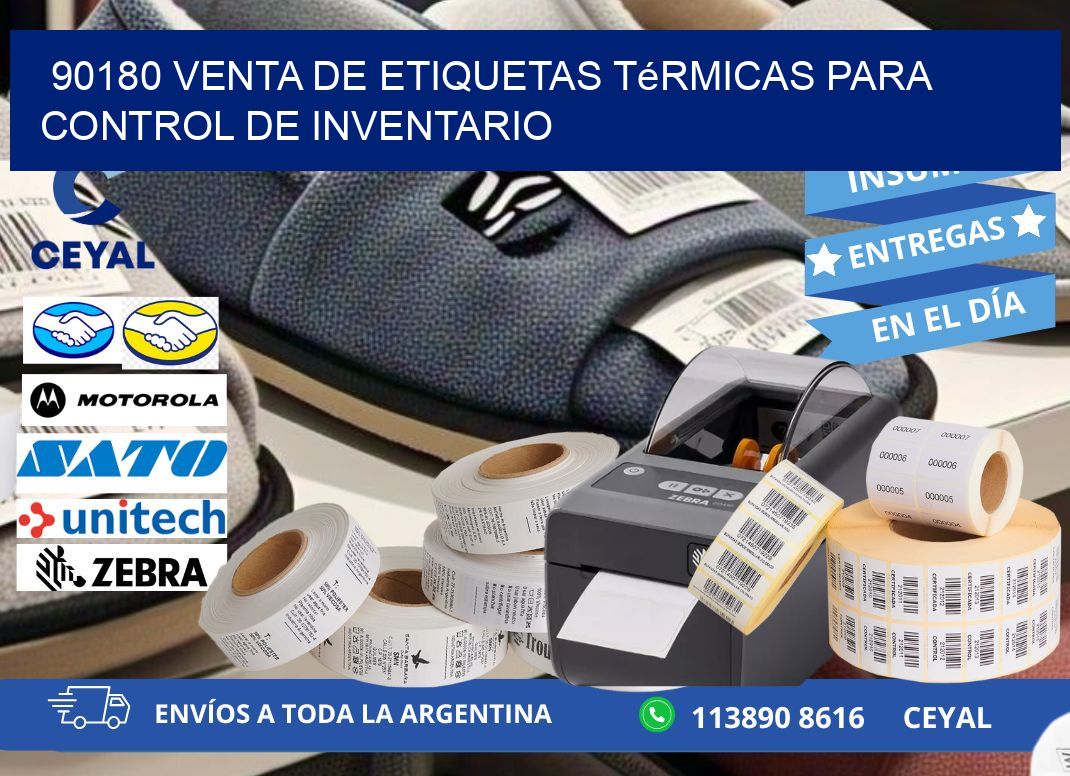 90180 venta de etiquetas térmicas para control de inventario