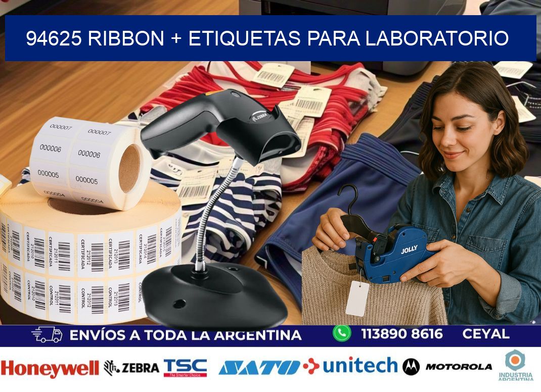94625 ribbon + etiquetas para laboratorio