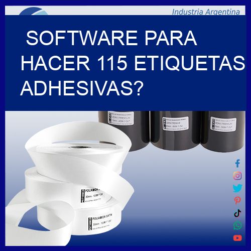 Software para hacer 115 etiquetas adhesivas?