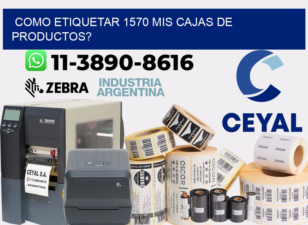 como etiquetar 1570 mis cajas de productos?