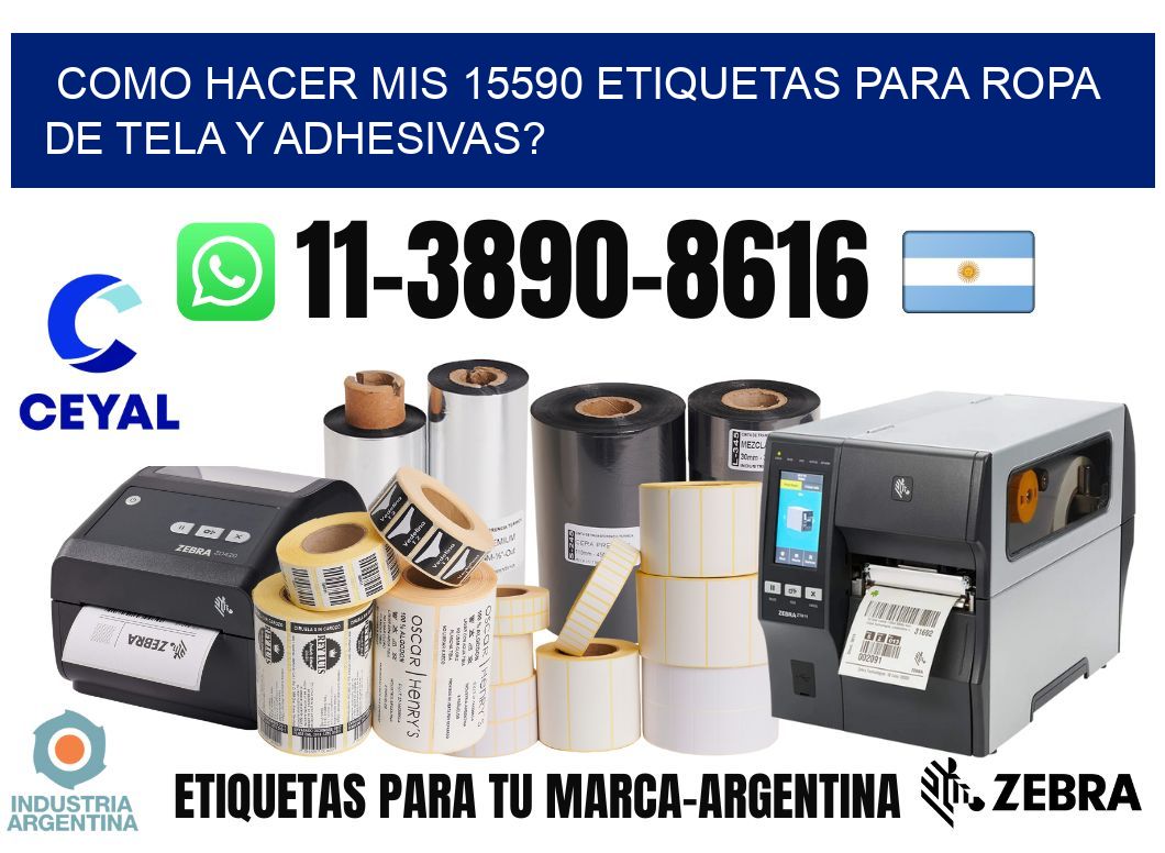 como hacer mis 15590 etiquetas para ropa de tela y adhesivas?