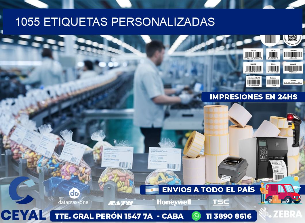 1055 etiquetas personalizadas
