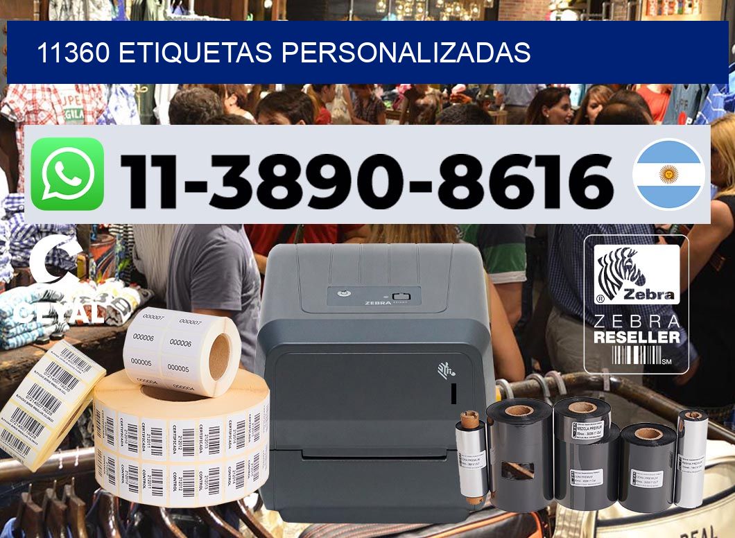 11360 etiquetas personalizadas