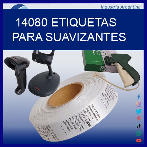 14080 Etiquetas para suavizantes