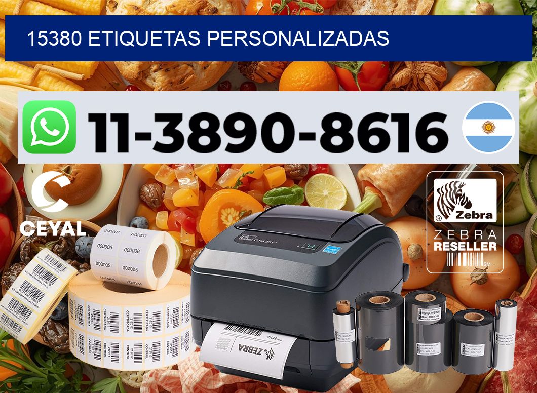 15380 etiquetas personalizadas