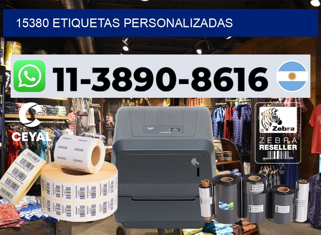 15380 etiquetas personalizadas